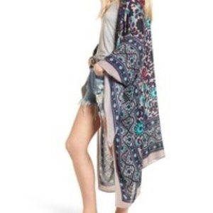 Free People Magic Dance Border Print Kimono